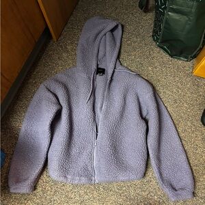 Forever 21 Purple Fleece Hoodie